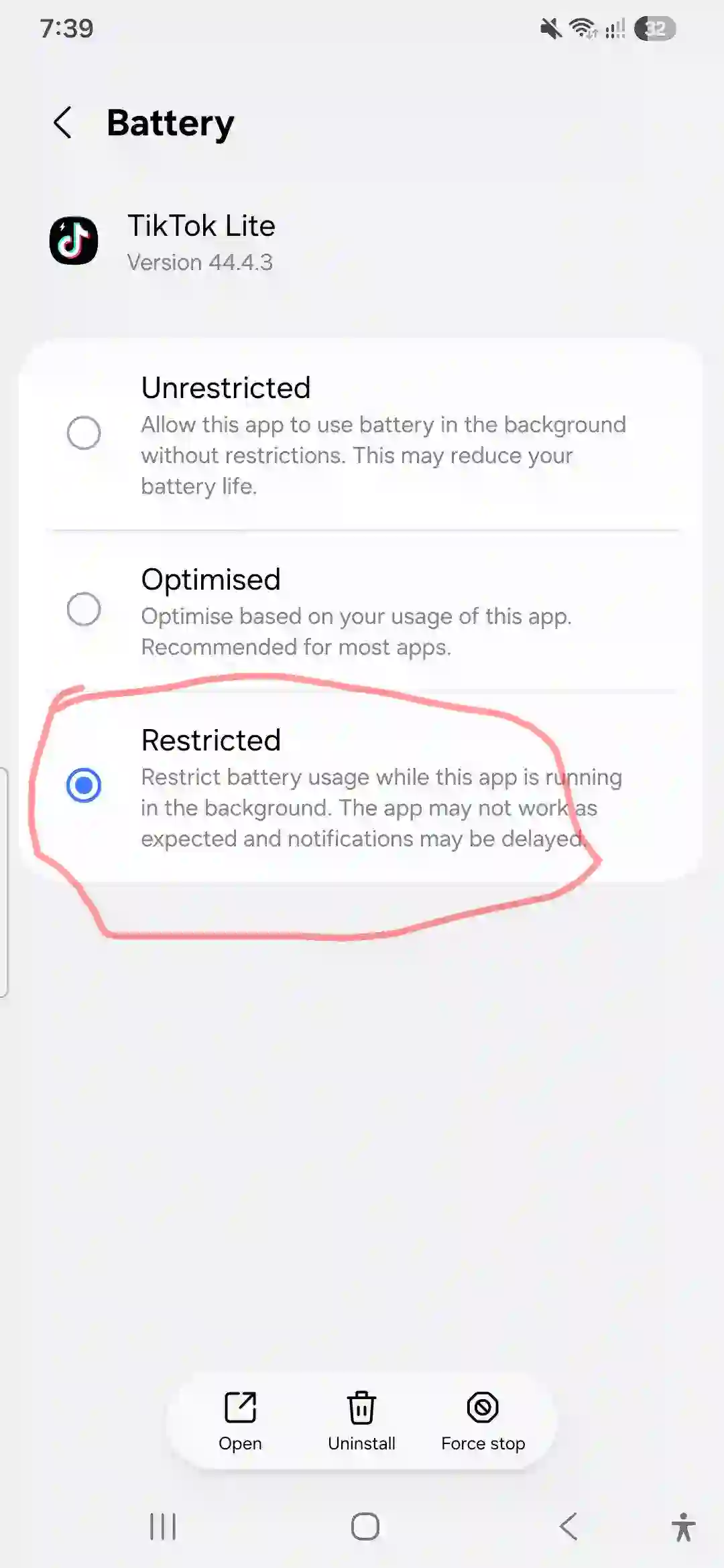 Restrict background activity for power-hungry apps