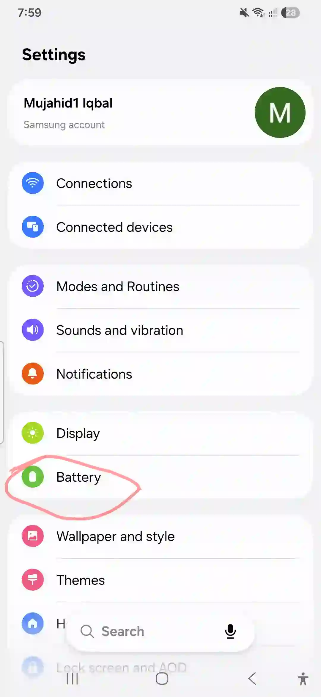 Turn on Adaptive Battery and check power saving modes