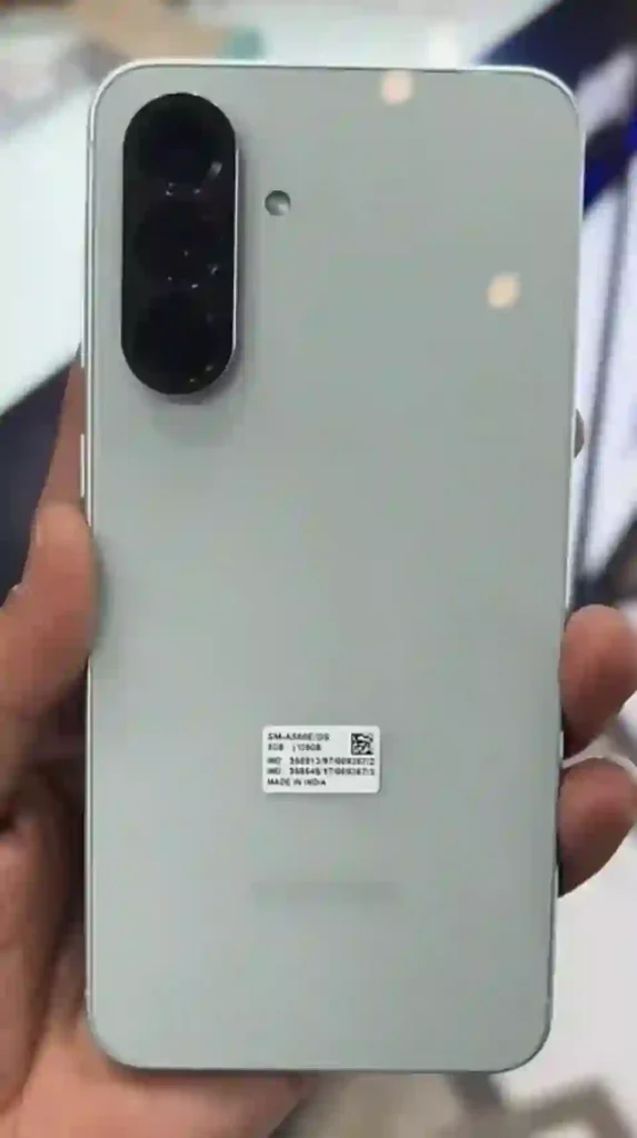 Samsung Galaxy A56 back camera setup module
