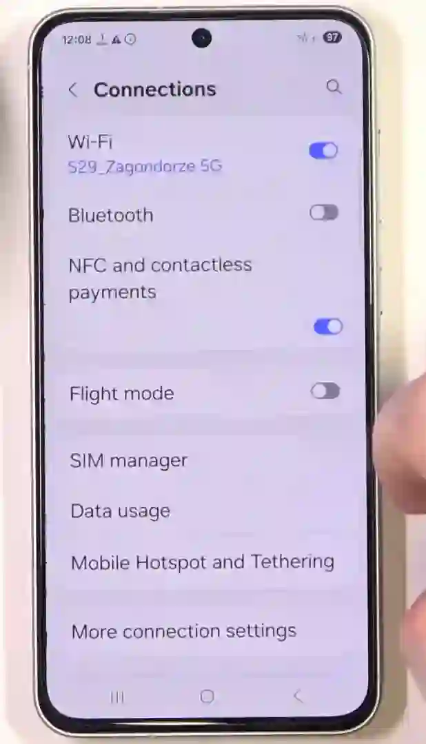 Galaxy A56 5G Add eSIM second step
