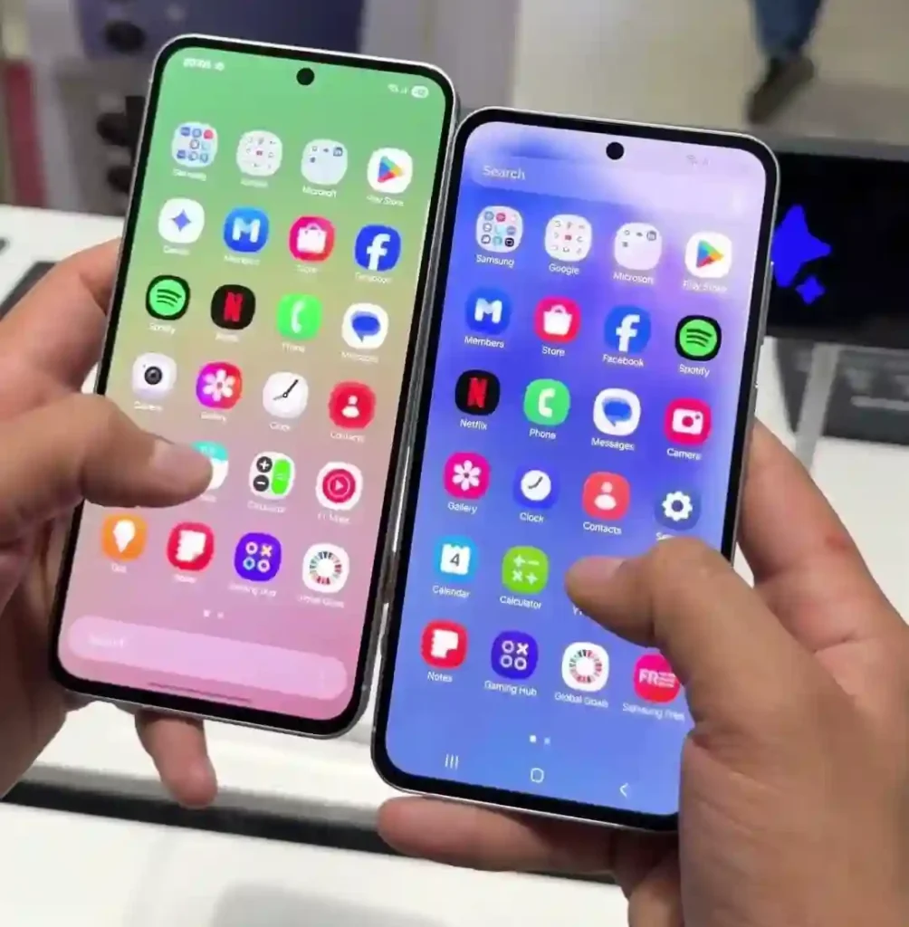 samsung galaxy a55 vs a56 comparison screen display brightness