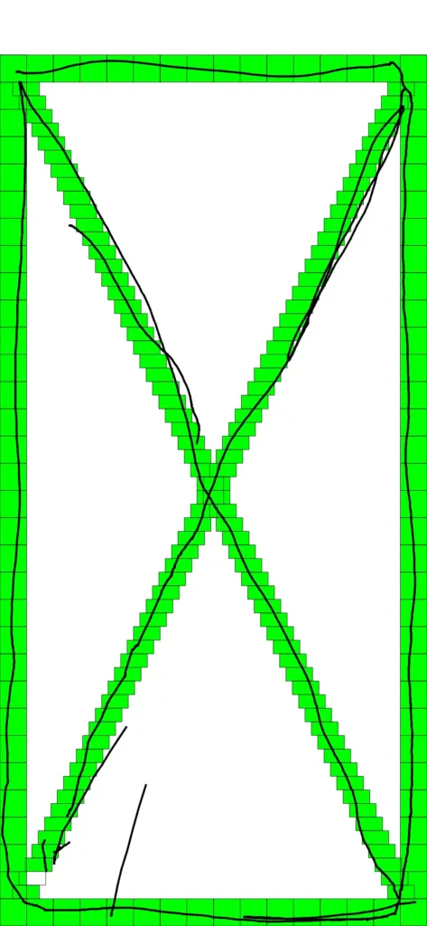 Samsung Galaxy A56 Touchscreen Digitizer Grid Test Result