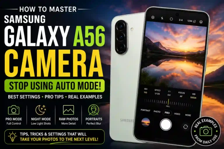 Best Samsung Galaxy A56 Camera Settings Guide