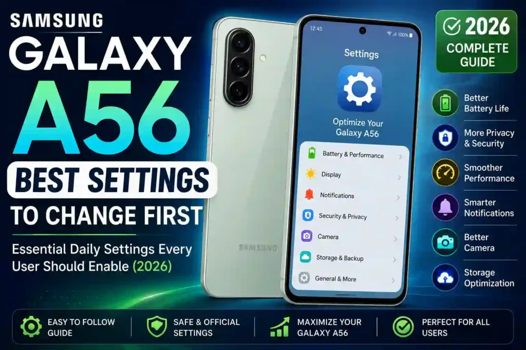 Best Samsung Galaxy A56 Settings