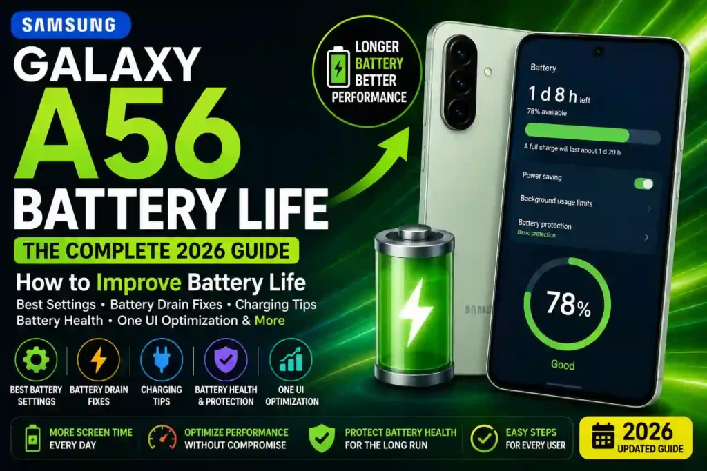 How to Improve Samsung Galaxy A56 Battery Life