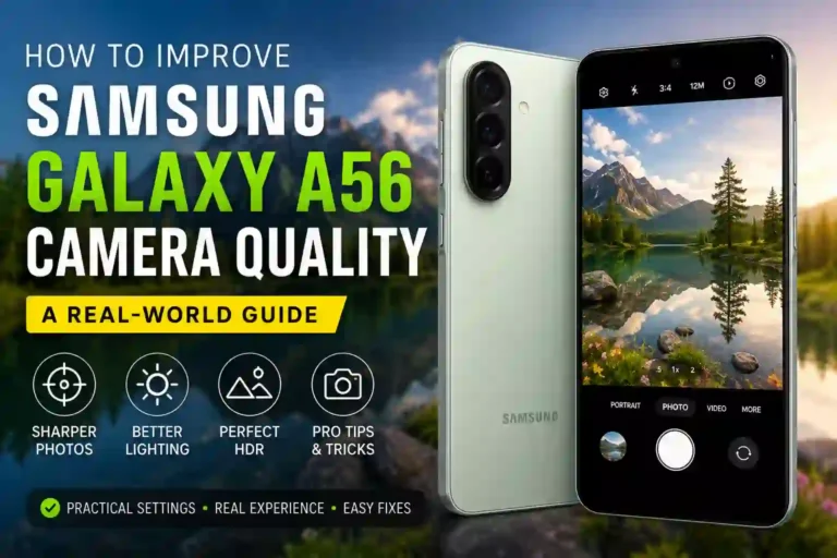 How to Improve Samsung Galaxy A56 Camera Quality