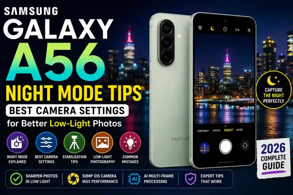 Samsung Galaxy A56 Night Mode Tips
