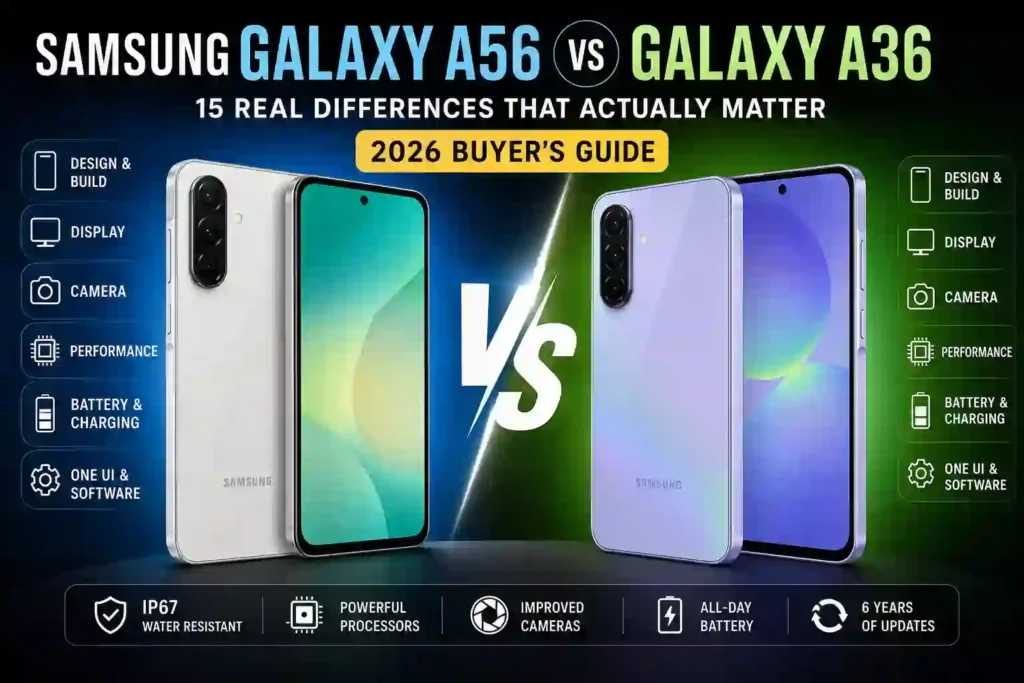 Samsung Galaxy A56 vs A36