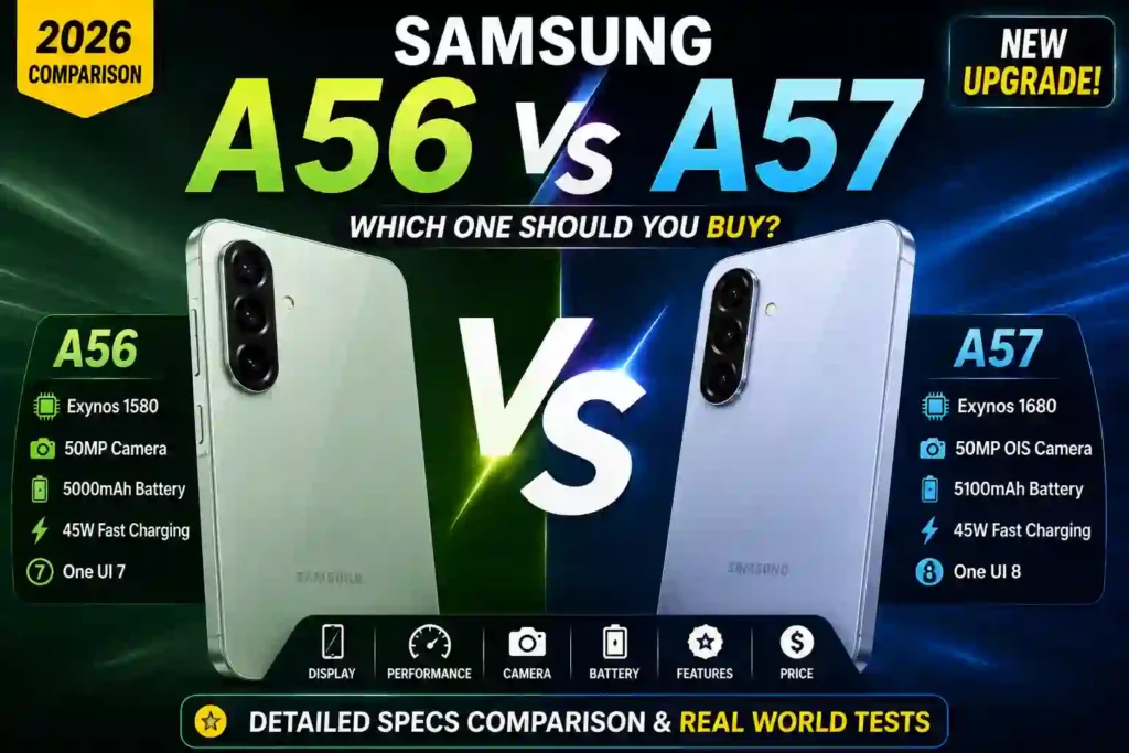 Samsung Galaxy A56 vs A57: What's New & Which Should You Buy? (2026)