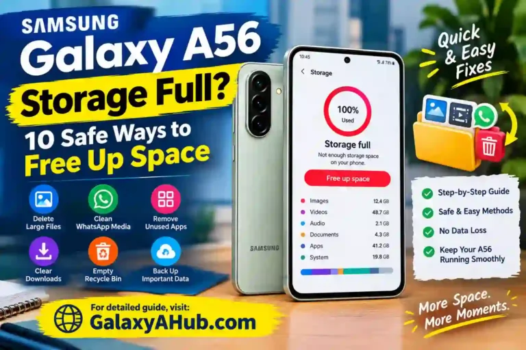 Samsung Galaxy A56 Storage Full