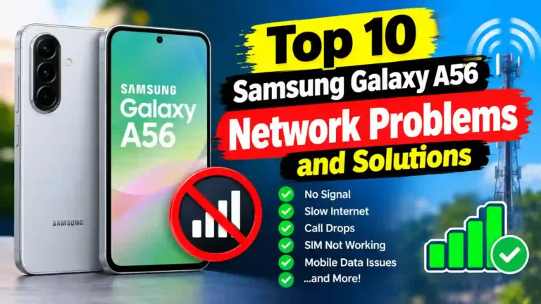 Top 10 Samsung Galaxy A56 Network Problems and Solutions